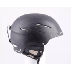 Skihelm/snowboardhelm ALPINA BIOM Black/matt, Verstelbaar