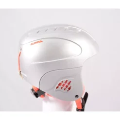 Skihelm/snowboardhelm ALPINA CARAT 2019, Silver/orange, Verstelbaar ( TOP Staat )