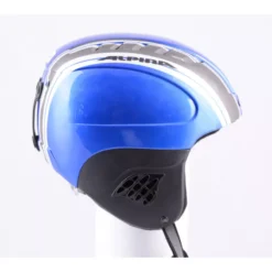 Skihelm/snowboardhelm ALPINA CARAT Blue/silver, Verstelbaar