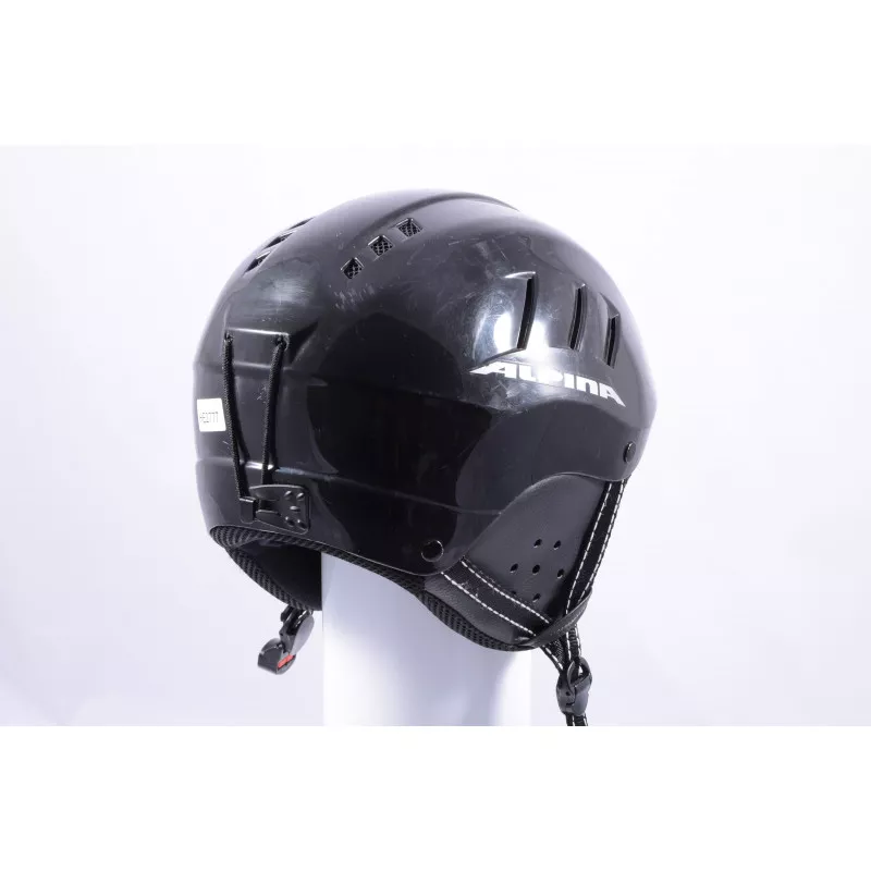 Skihelm/snowboardhelm ALPINA WIND IGUANA BLACK, Verstelbaar - Afbeelding 2