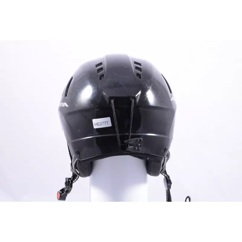 Skihelm/snowboardhelm ALPINA WIND IGUANA BLACK, Verstelbaar - Afbeelding 3