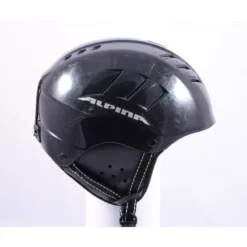 Skihelm/snowboardhelm ALPINA WIND IGUANA BLACK, Verstelbaar