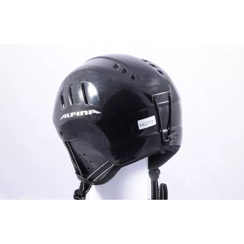 Skihelm/snowboardhelm ALPINA WIND IGUANA BLACK, Verstelbaar - Afbeelding 4