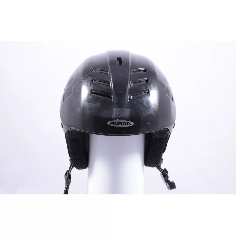 Skihelm/snowboardhelm ALPINA WIND IGUANA BLACK, Verstelbaar - Afbeelding 6