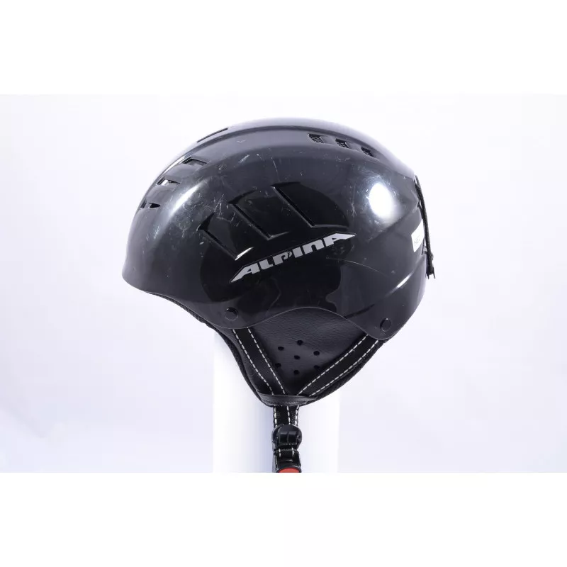 Skihelm/snowboardhelm ALPINA WIND IGUANA BLACK, Verstelbaar - Afbeelding 7