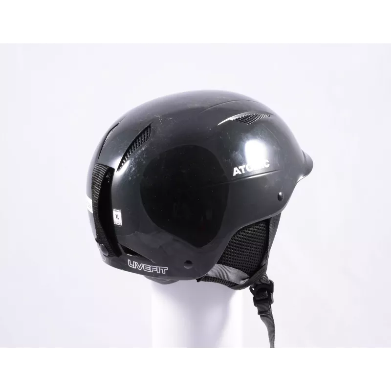 Skihelm/snowboardhelm ATOMIC SAVOR LF Live Fit, BLACK/dark Grey, Verstelbaar - Afbeelding 2