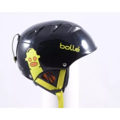 Skihelm/snowboardhelm BOLLE B-KID SHINY BLACK ROBOT, Verstelbaar