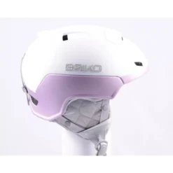 Skihelm/snowboardhelm BRIKO AMBRA, White/pink, Verstelbaar