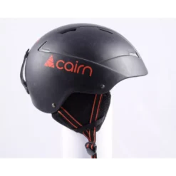 Skihelm/snowboardhelm CAIRN LOC-ACTIVE, Matte Black/red, Verstelbaar