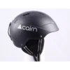 Skihelm/snowboardhelm CAIRN LOC-ACTIVE, Matte Black/white, Verstelbaar