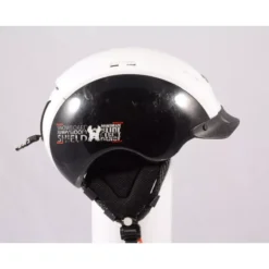 Skihelm/snowboardhelm CASCO SNOW SHIELD, BLACK/white, Verstelbaar
