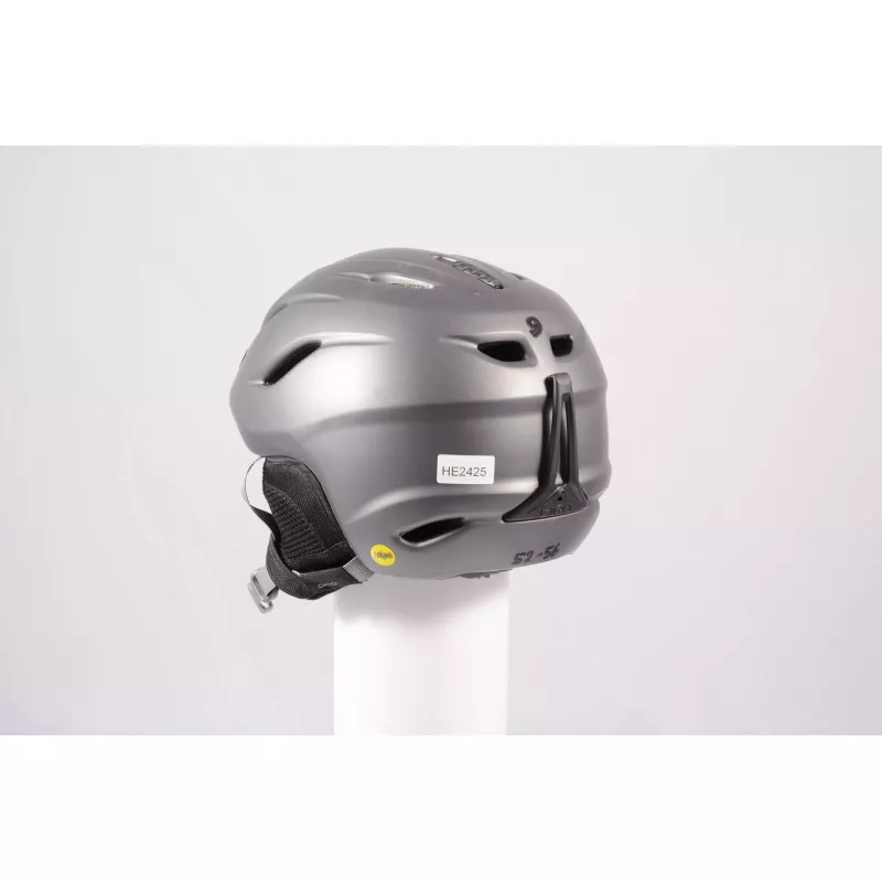 Skihelm/snowboardhelm GIRO NINE Grey, AIR Ventilation, Verstelbaar - Afbeelding 5