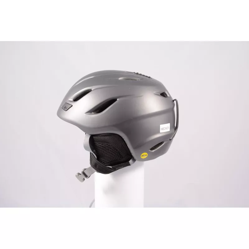 Skihelm/snowboardhelm GIRO NINE Grey, AIR Ventilation, Verstelbaar - Afbeelding 6