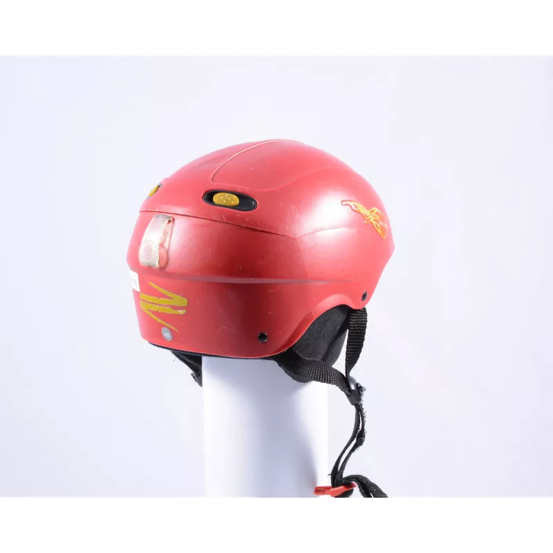Skihelm/snowboardhelm RED, Red/yellow - Afbeelding 2