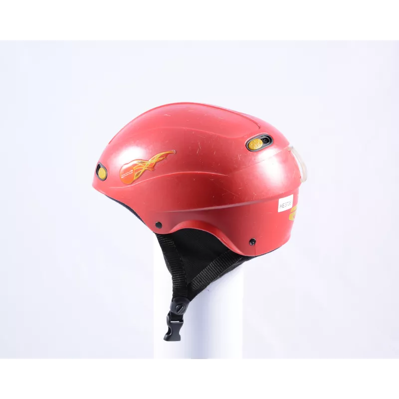 Skihelm/snowboardhelm RED, Red/yellow - Afbeelding 5