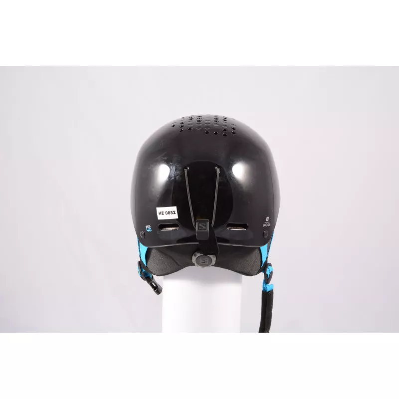 Skihelm/snowboardhelm SALOMON BRIGADE 2020, Black/blue, Verstelbaar ( TOP Staat ) - Afbeelding 4