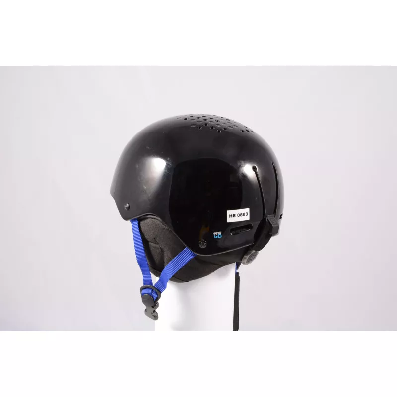 Skihelm/snowboardhelm SALOMON BRIGADE 2020, Black/dark Blue, Verstelbaar ( TOP Staat ) - Afbeelding 5