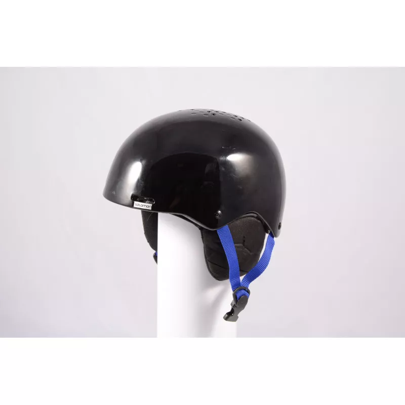 Skihelm/snowboardhelm SALOMON BRIGADE 2020, Black/dark Blue, Verstelbaar ( TOP Staat ) - Afbeelding 7