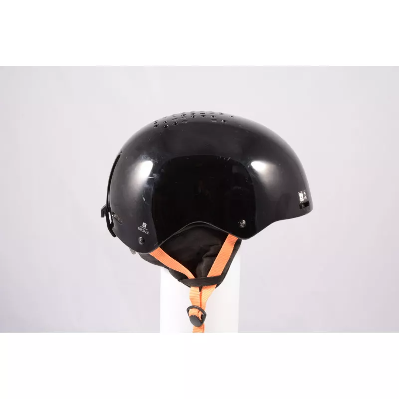 Skihelm/snowboardhelm SALOMON BRIGADE 2020, Black/orange, Verstelbaar ( TOP Staat ) - Afbeelding 2