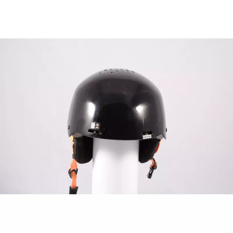 Skihelm/snowboardhelm SALOMON BRIGADE 2020, Black/orange, Verstelbaar ( TOP Staat ) - Afbeelding 8