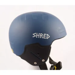 Skihelm/snowboardhelm SHRED FIS BASHER NOSHOCK GRAB, Blue, FIS Norm, Verstelbaar ( NIEUW )