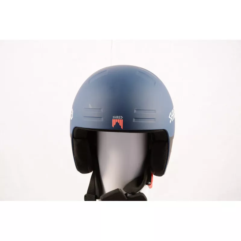 Skihelm/snowboardhelm SHRED FIS BASHER NOSHOCK GRAB, Blue, FIS Norm, Verstelbaar ( NIEUW ) - Afbeelding 4