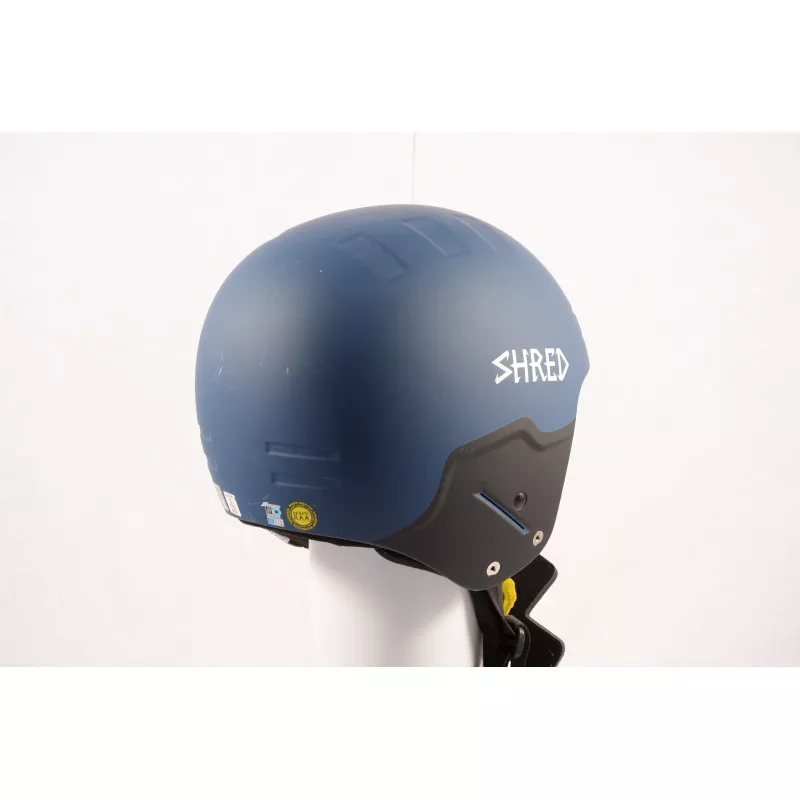 Skihelm/snowboardhelm SHRED FIS BASHER NOSHOCK GRAB, Blue, FIS Norm, Verstelbaar ( NIEUW ) - Afbeelding 8