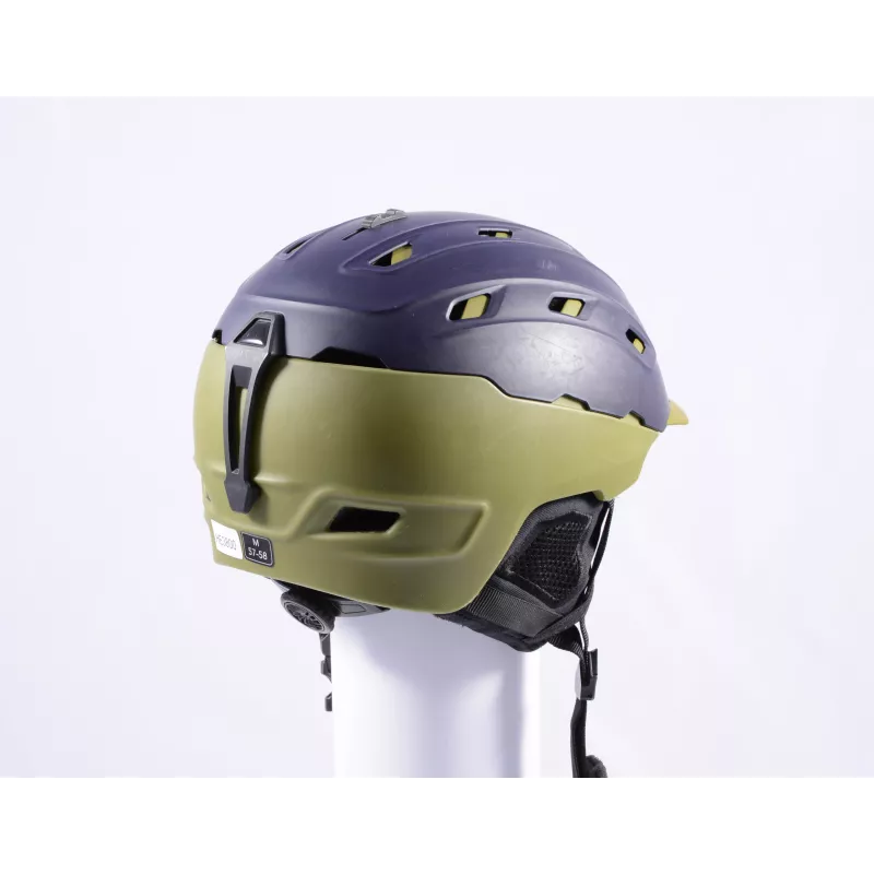 Skihelm/snowboardhelm SLOKKER BLUE/KHAKI, Verstelbaar - Afbeelding 2