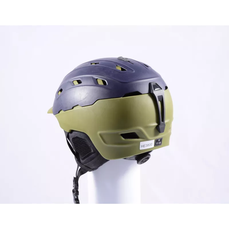 Skihelm/snowboardhelm SLOKKER BLUE/KHAKI, Verstelbaar - Afbeelding 4