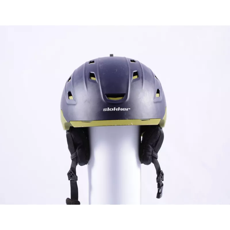 Skihelm/snowboardhelm SLOKKER BLUE/KHAKI, Verstelbaar - Afbeelding 7