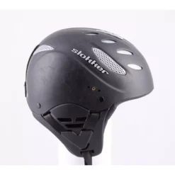 Skihelm/snowboardhelm SLOKKER By MANGO, BLACK, Made In ITA, Air Vent