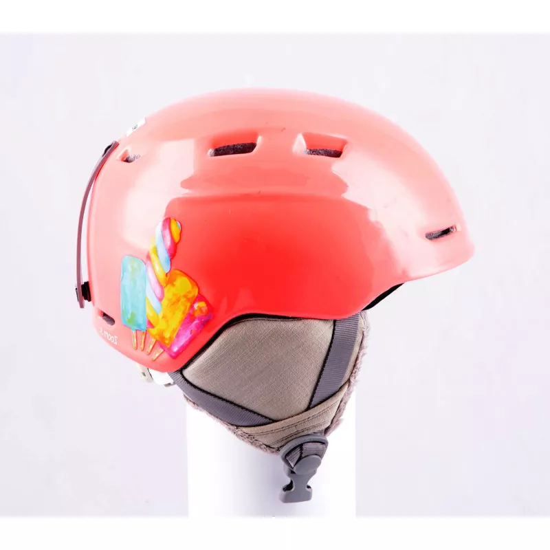 Skihelm/snowboardhelm SMITH ZOOM JR. Pink, Verstelbaar