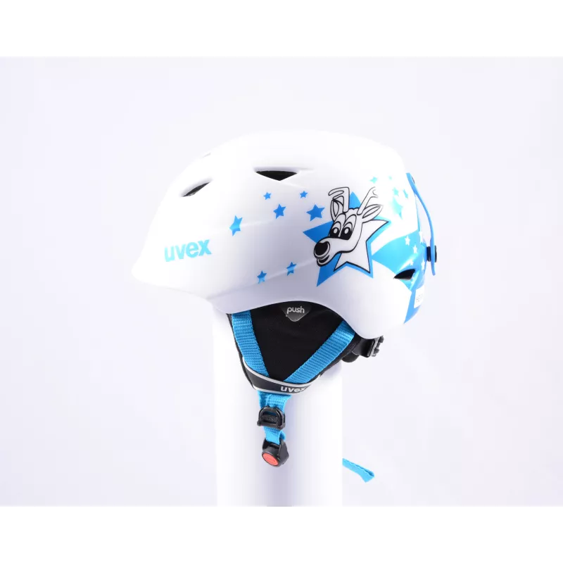 Skihelm/snowboardhelm UVEX AIRWING 2 BLUESTAR, White/blue, Verstelbaar - Afbeelding 5