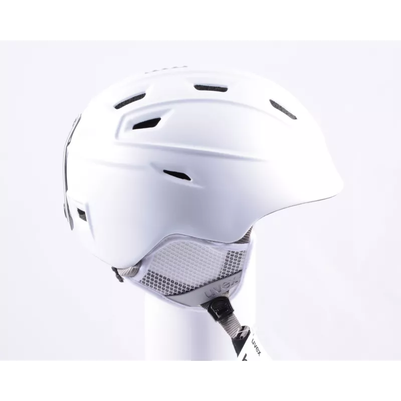 Skihelm/snowboardhelm UVEX FIERCE, White Matte, Verstelbaar ( NIEUW )