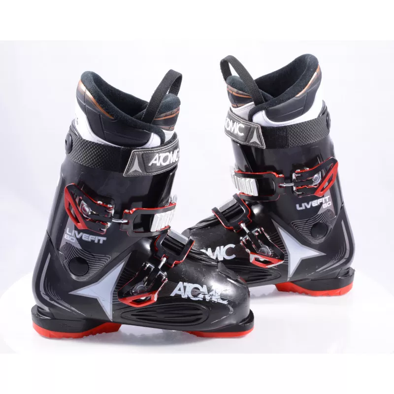 Skischoenen ATOMIC LIVE FIT 80, Navicular Pocket, Micro, Macro, BLACK/red ( TOP Staat ) - Afbeelding 2