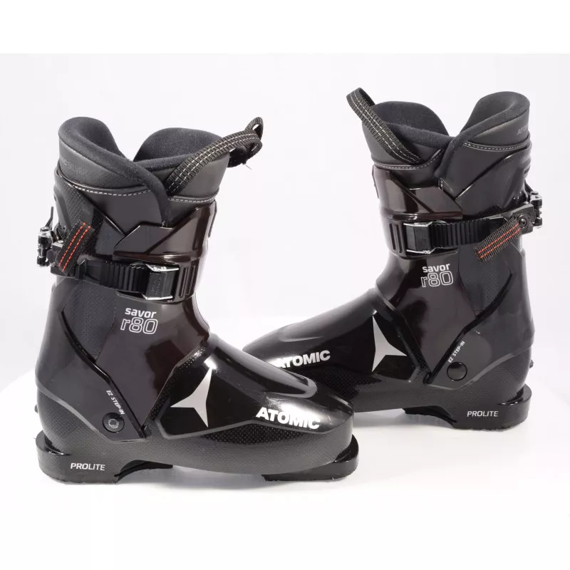 Skischoenen ATOMIC SAVOR R80 PROLITE 2020, Atomic Silver, EZ Step-in, Energy Backbone, Ratchet Buckle ( TOP Staat ) - Afbeelding 2