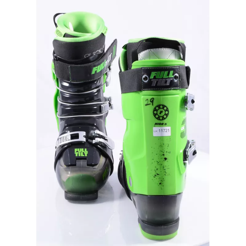 Skischoenen FULL TILT THE ORIGINAL 3, High 5, Quick Fit, Custom Moldable Liners, Canting, Trans/green ( TOP Staat ) - Afbeelding 4