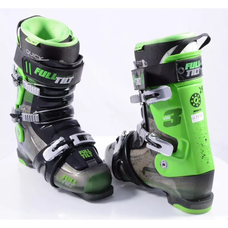 Skischoenen FULL TILT THE ORIGINAL 3, High 5, Quick Fit, Custom Moldable Liners, Canting, Trans/green ( TOP Staat ) - Afbeelding 7