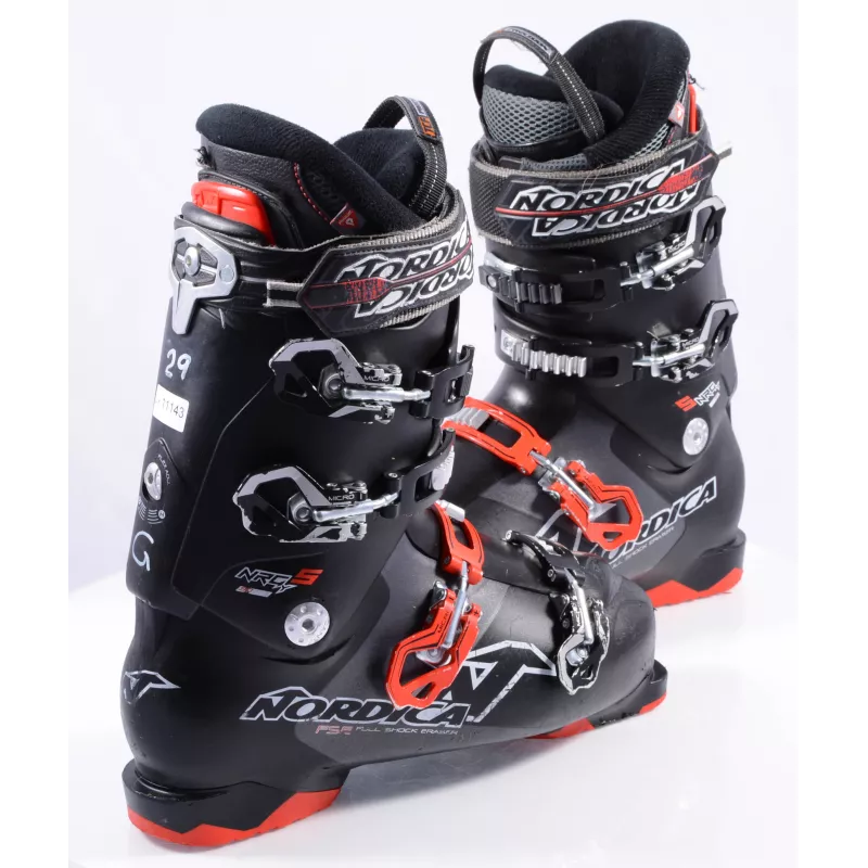 Skischoenen NORDICA NRGY 5, Full Shock Eraser, Primaloft, Flex Adj., Micro, Black/red - Afbeelding 3