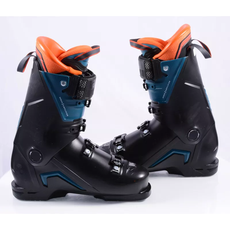 Skischoenen SALOMON S/MAX 120, Custom Shell HD, Coreframe, Sense Amplifier, BLACK/orange - Afbeelding 6