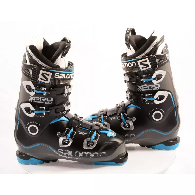 Skischoenen SALOMON X PRO 120 BLUE/black, MY CUSTOM FIT 3D Race, OVERSIZED Pivot, CUSTOM SHELL, BOOST Flex ( TOP Staat ) - Afbeelding 2