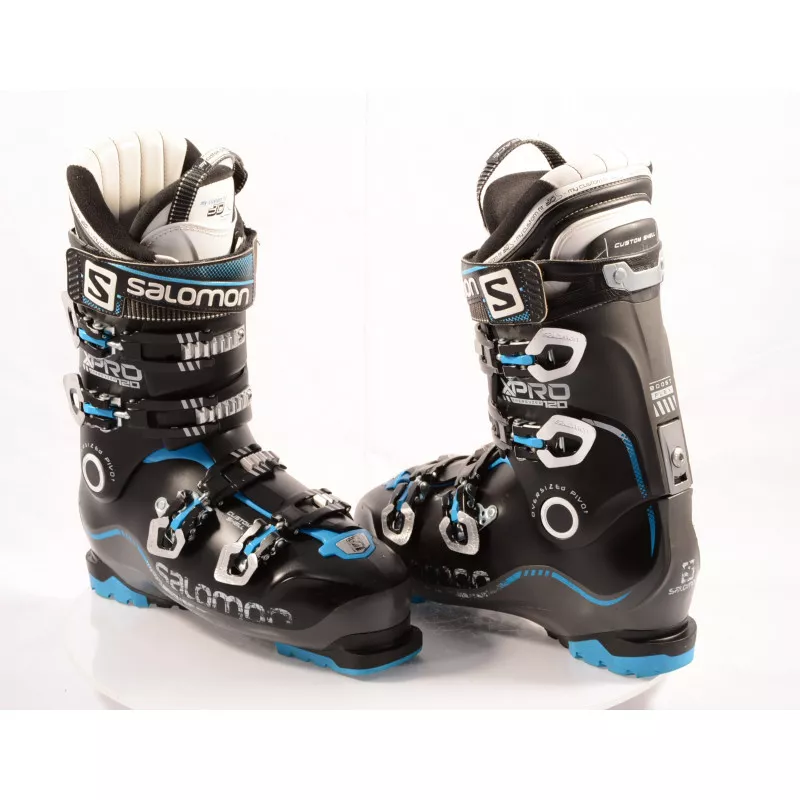 Skischoenen SALOMON X PRO 120 BLUE/black, MY CUSTOM FIT 3D Race, OVERSIZED Pivot, CUSTOM SHELL, BOOST Flex ( TOP Staat ) - Afbeelding 5