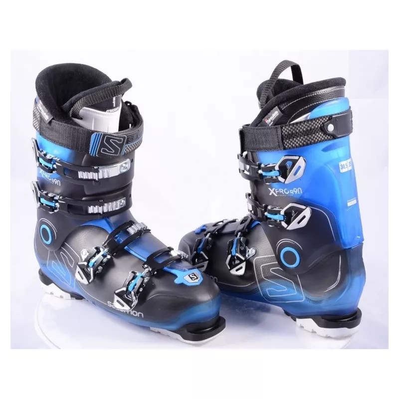 Skischoenen SALOMON X PRO R90 BLACK/blue, Energyzer 90, Oversized Pivot, My Custom Fit 3D, THINSULATE