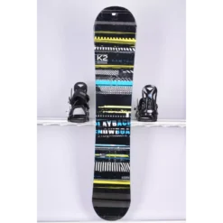 Snowboard K2 PLAYBACK, Black/yellow, Woodcore, FLAT