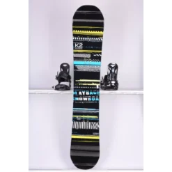 Snowboard K2 PLAYBACK, Black/yellow, Woodcore, FLAT