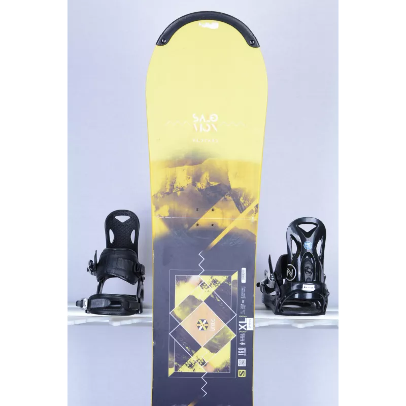 Snowboard SALOMON WILD CARD XL Unite, Black/yellow, ALL Terrain, Woodcore, ROCKER/flat - Afbeelding 2