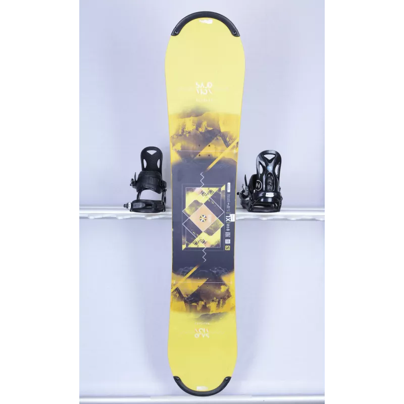 Snowboard SALOMON WILD CARD XL Unite, Black/yellow, ALL Terrain, Woodcore, ROCKER/flat