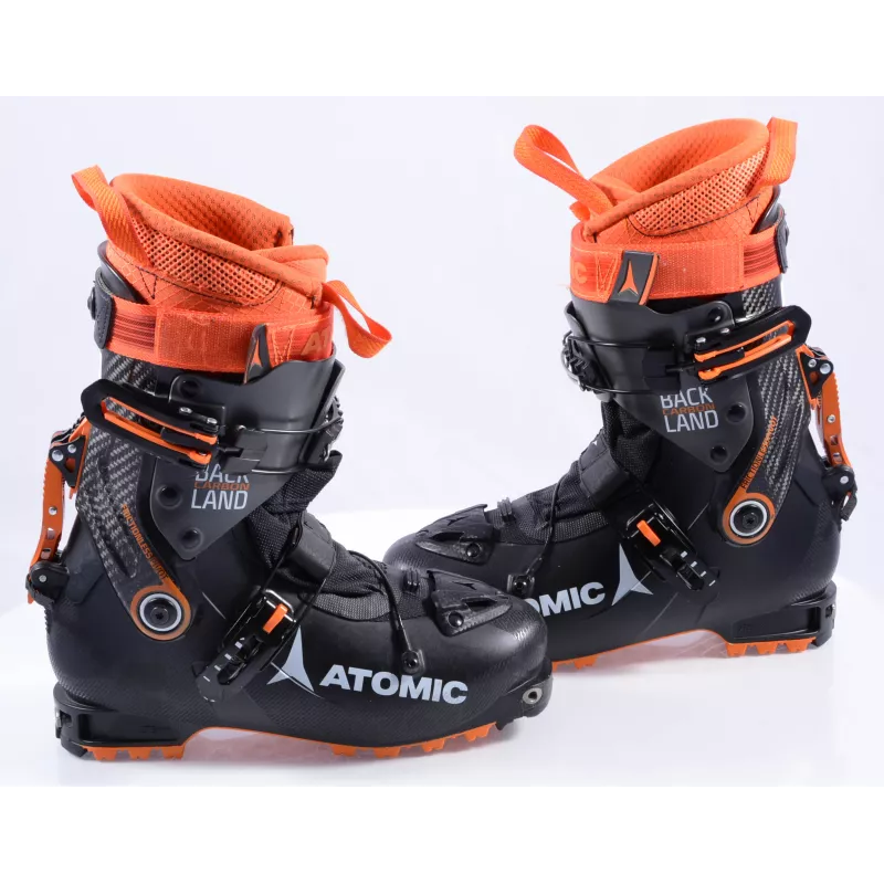 Toerski Skischoenen ATOMIC BACKLAND CARBON 2019, TLT, FRICTIONLESS PIVOT, FREE/LOCK SYSTEM 2.0, QUICK CLICK TONGUES ( Zoals NIEUW ) - Afbeelding 2