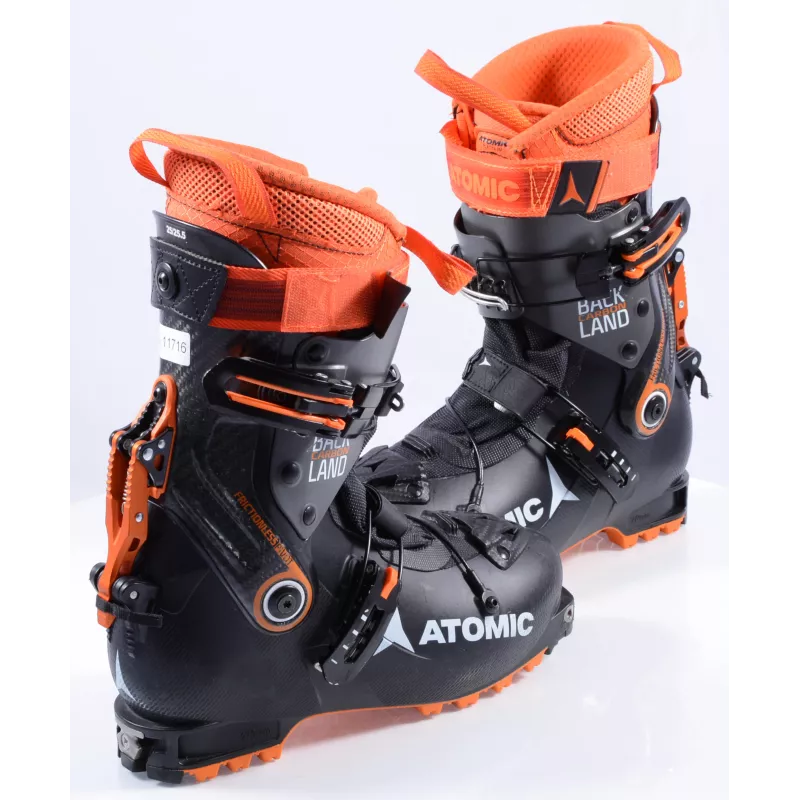 Toerski Skischoenen ATOMIC BACKLAND CARBON 2019, TLT, FRICTIONLESS PIVOT, FREE/LOCK SYSTEM 2.0, QUICK CLICK TONGUES ( Zoals NIEUW ) - Afbeelding 3