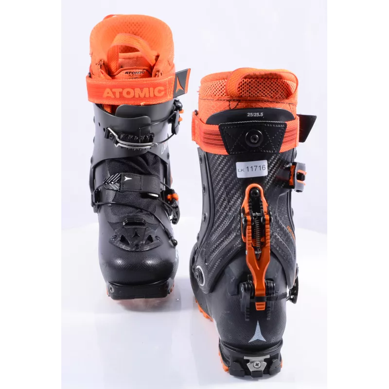 Toerski Skischoenen ATOMIC BACKLAND CARBON 2019, TLT, FRICTIONLESS PIVOT, FREE/LOCK SYSTEM 2.0, QUICK CLICK TONGUES ( Zoals NIEUW ) - Afbeelding 4